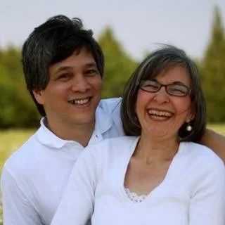 Me and Rod in a field of bluebonnets